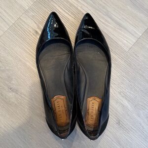 Ted baker patent pointy toe ballet flats - size 38.5